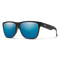 Lowdown XL 2, Matte Black + ChromaPop Polarized Blue Mirror Lens, hi-res