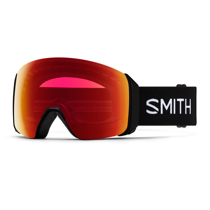 4D MAG XL Low Bridge Fit, Black + ChromaPop™ Photochromic Red Mirror Lens, hi-res