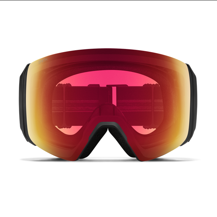 4D MAG XL Low Bridge Fit, Black + ChromaPop™ Photochromic Red Mirror Lens, hi-res