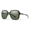 Aveline, Matte Black + ChromaPop Polarized Gray Green Lens, hi-res