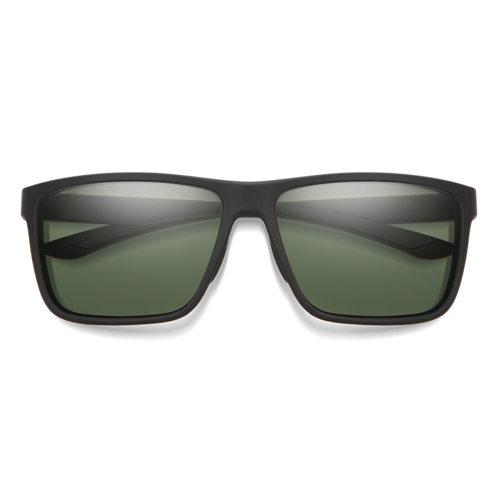 Riptide, Matte Black + ChromaPop Polarized Gray Green Lens, hi-res