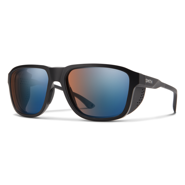 Embark, Matte Black + ChromaPop Glacier Photochromic Copper Blue Mirror Lens, hi-res