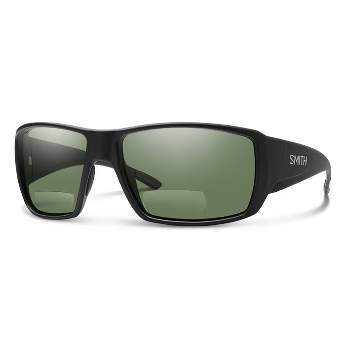 Guide's Choice Bifocal, Matte Black + Polarized Gray Green Carbonic 200 Lens, hi-res