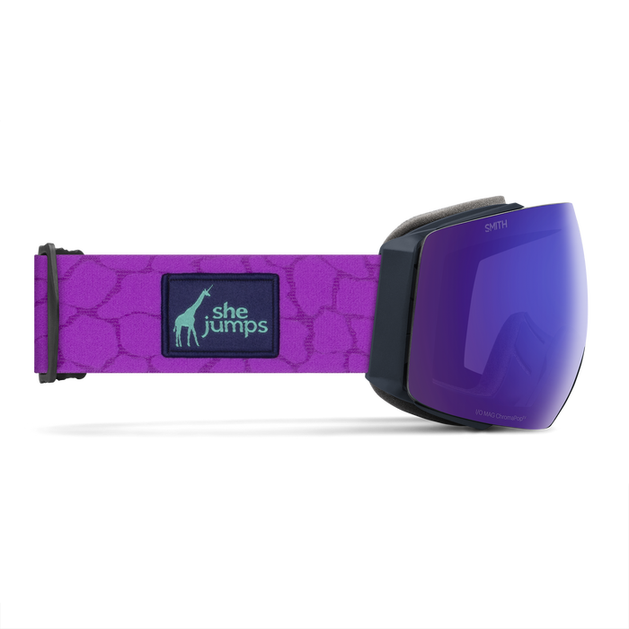 I/O MAG Low Bridge Fit, Smith x SheJumps + ChromaPop™ Everyday Violet Mirror Lens, hi-res