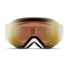 I/O MAG S, White Chunky Knit + ChromaPop™ Pro Photochromic Gold Mirror Lens, hi-res