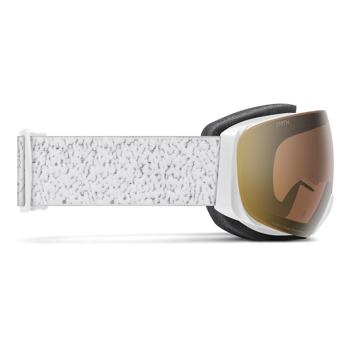 I/O MAG S, White Chunky Knit + ChromaPop™ Pro Photochromic Gold Mirror Lens, hi-res