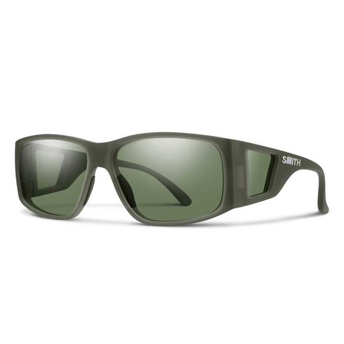 Monroe Peak, Matte Moss Crystal + ChromaPop™ Polarized Gray Green, hi-res