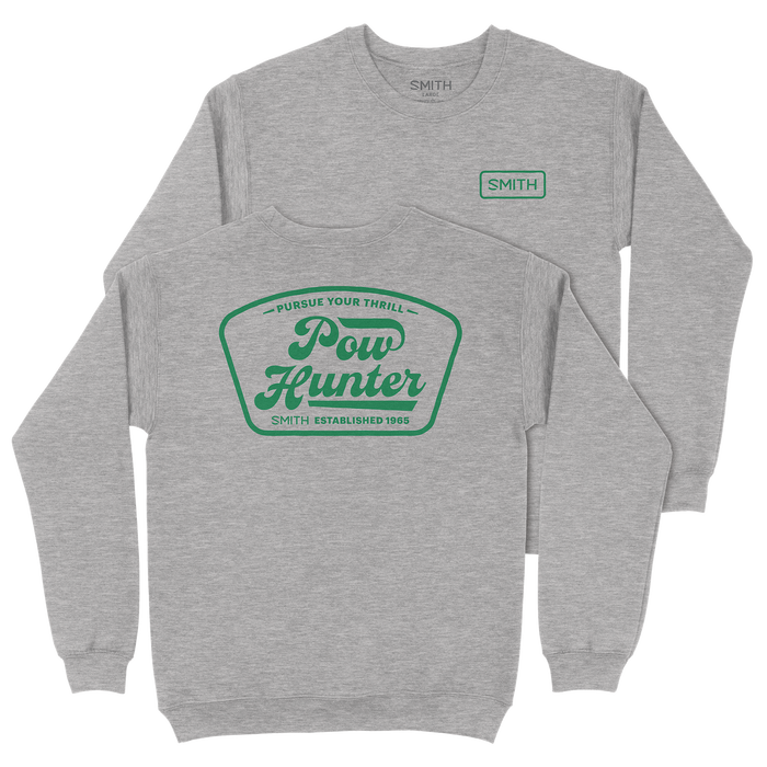 Pow Hunter Crew Neck, Gray, hi-res