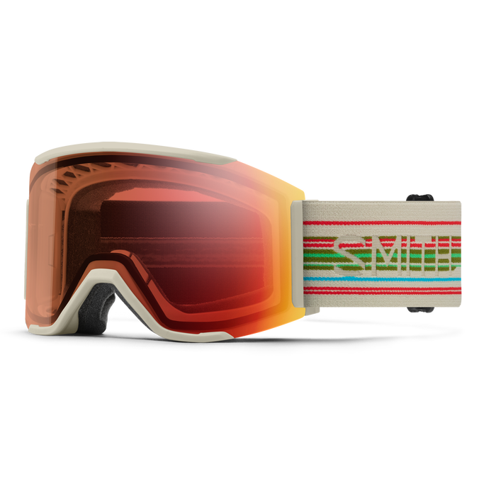 Squad MAG Low Bridge Fit, Chalk Straightline + ChromaPop™ Pro Photochromic Red Mirror Lens, hi-res