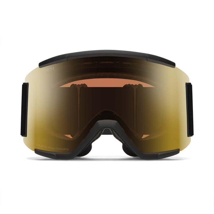 Squad XL, Black + ChromaPop™ Pro Photochromic Gold Mirror Lens, hi-res