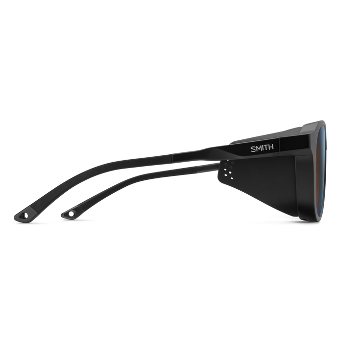 Venture, Matte Black + ChromaPop™ Glacier Photochromic Copper Mirror Lens, hi-res